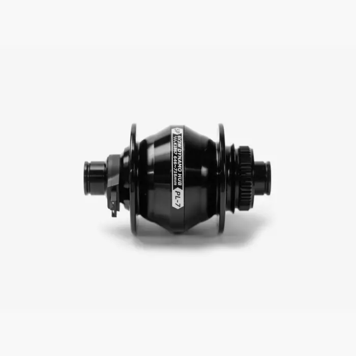 Shutter Precision PL-7 dynamo disc hub (black/24H)