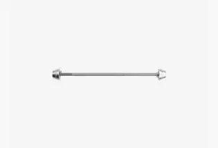 Hexlox - Quick release security skewer (rear, silver)